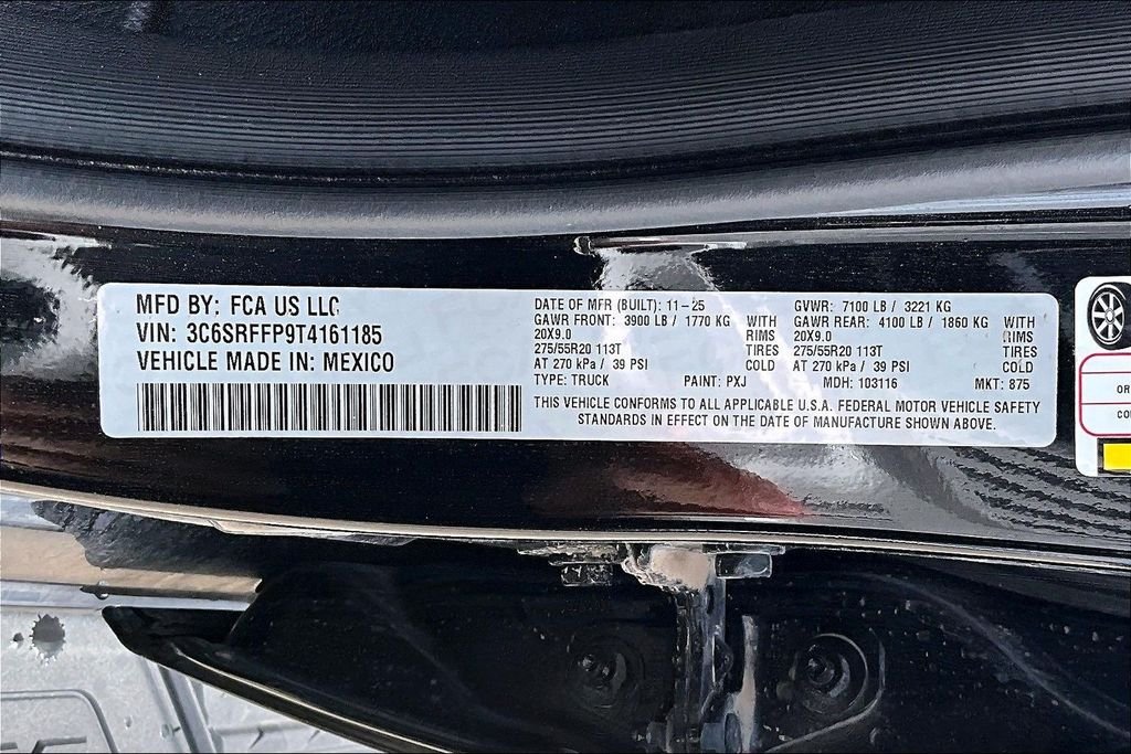 New 2026 Ram 1500 Big Horn/Lone Star 4D Crew Cab