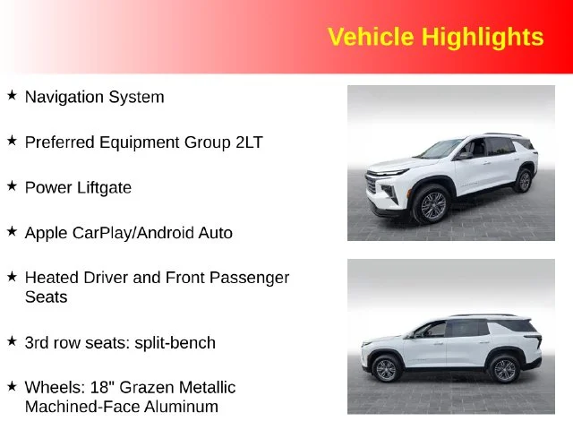 Used 2026 White Chevrolet LT image 3