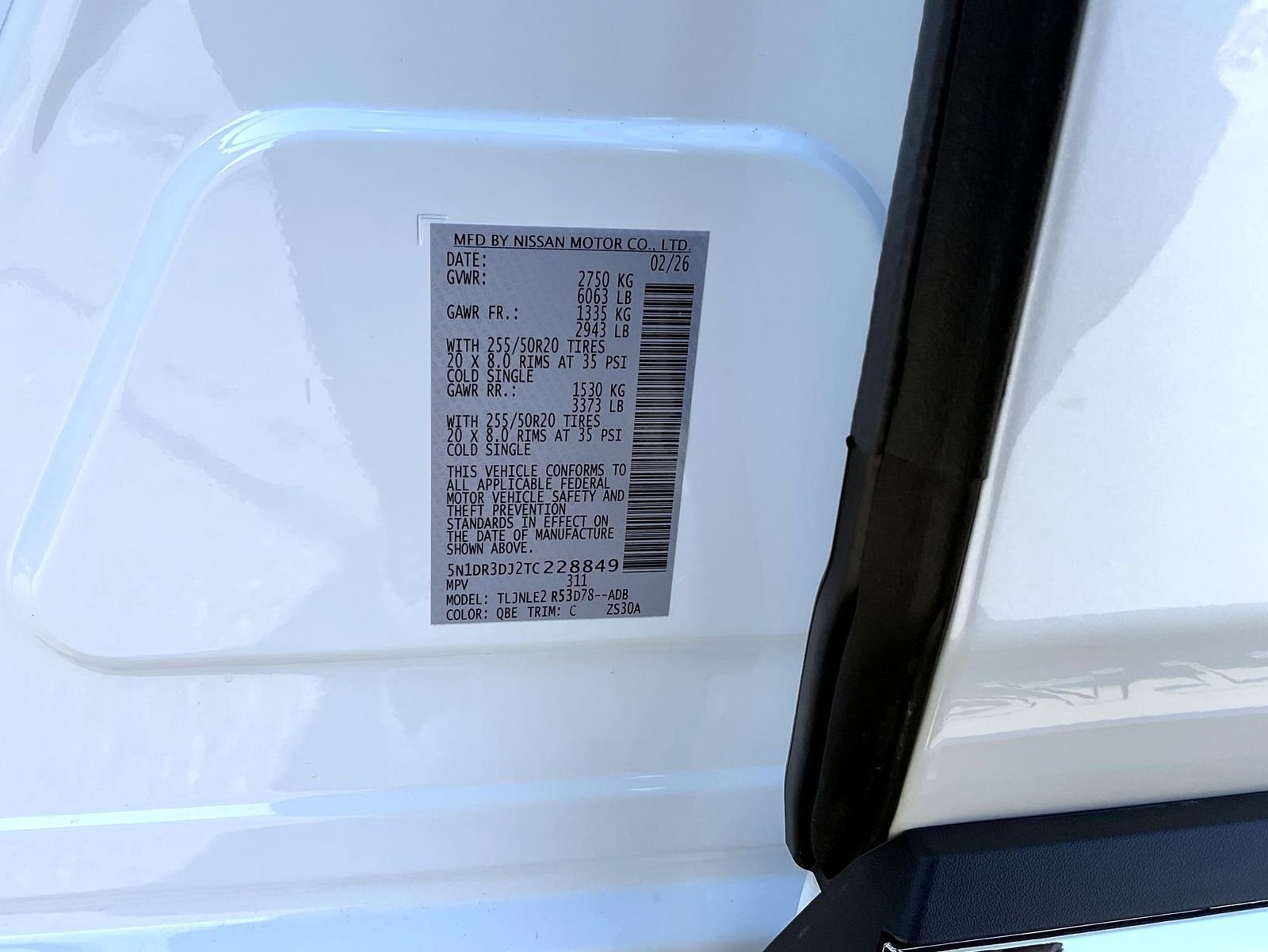 New 2026 White Nissan Platinum image 27