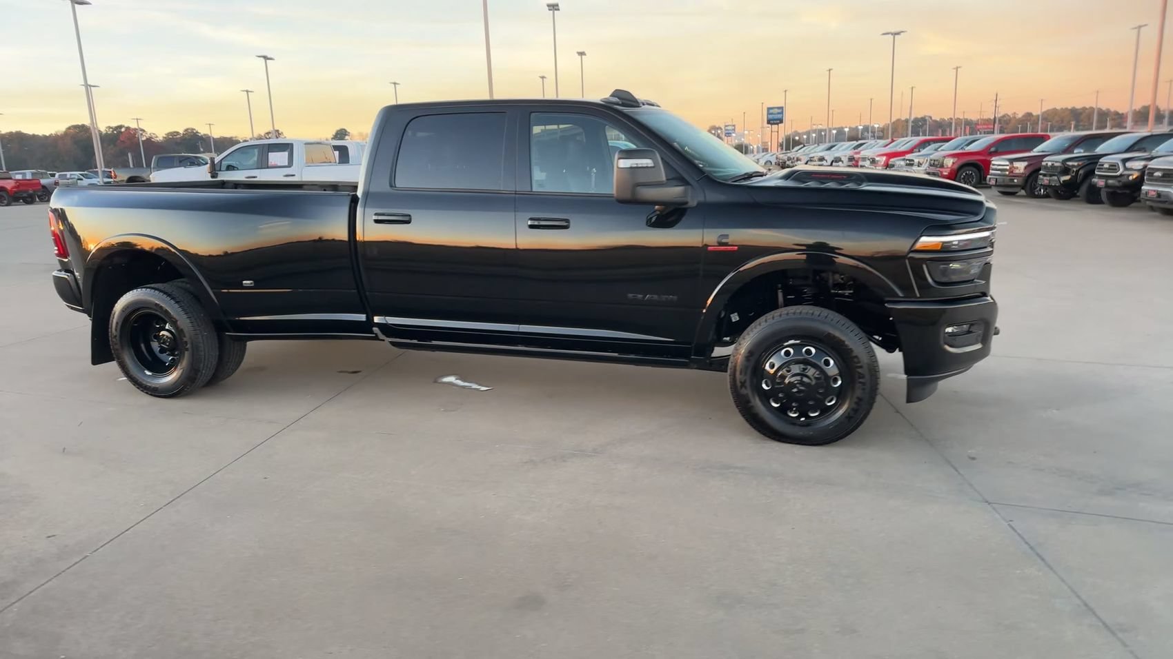Used 2025 Diamond Black Crystal Pearlcoat Ram Limited image 9