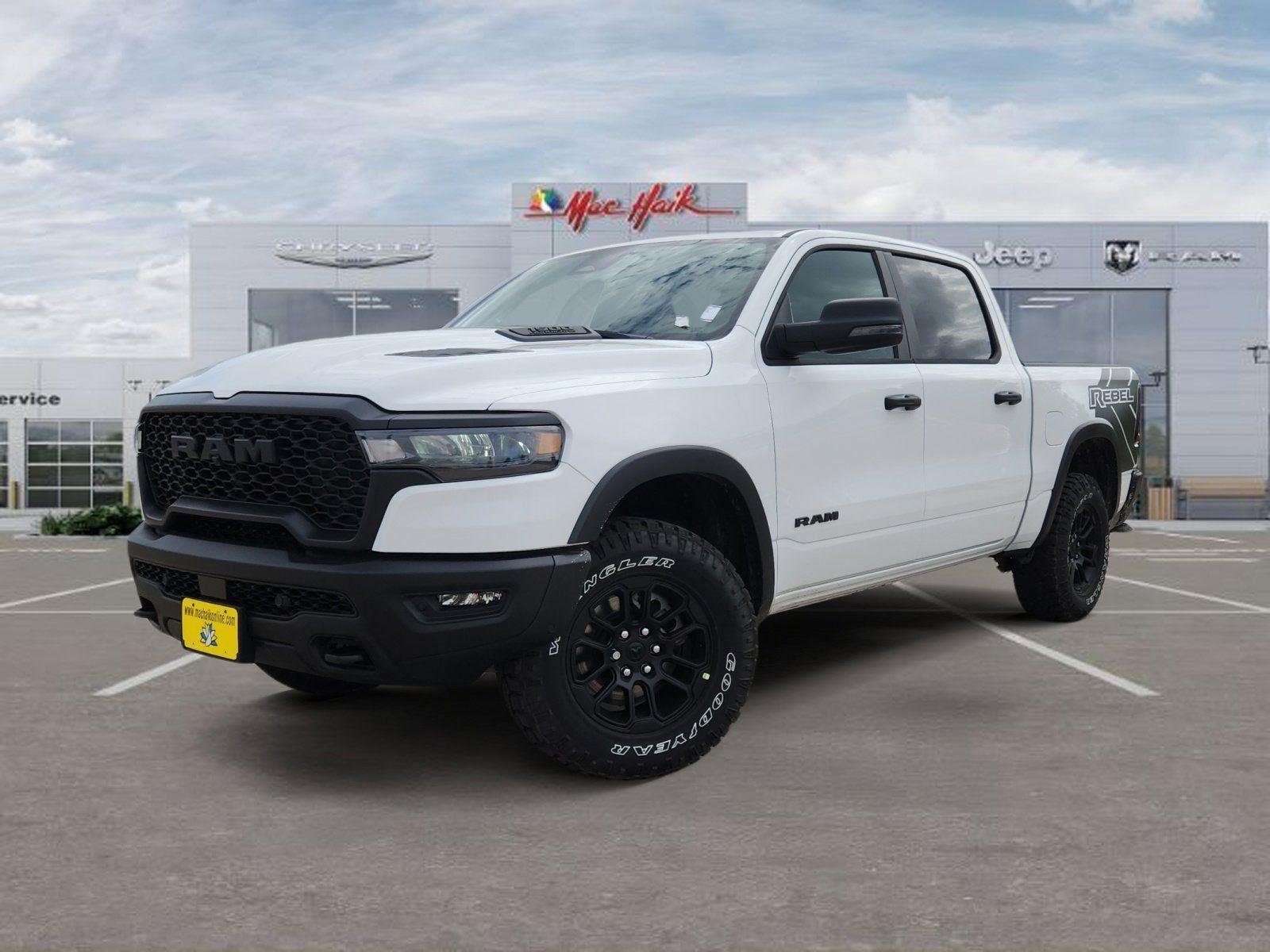 New 2026 Bright White Clear-Coat Exterior Paint RAM Rebel image 1