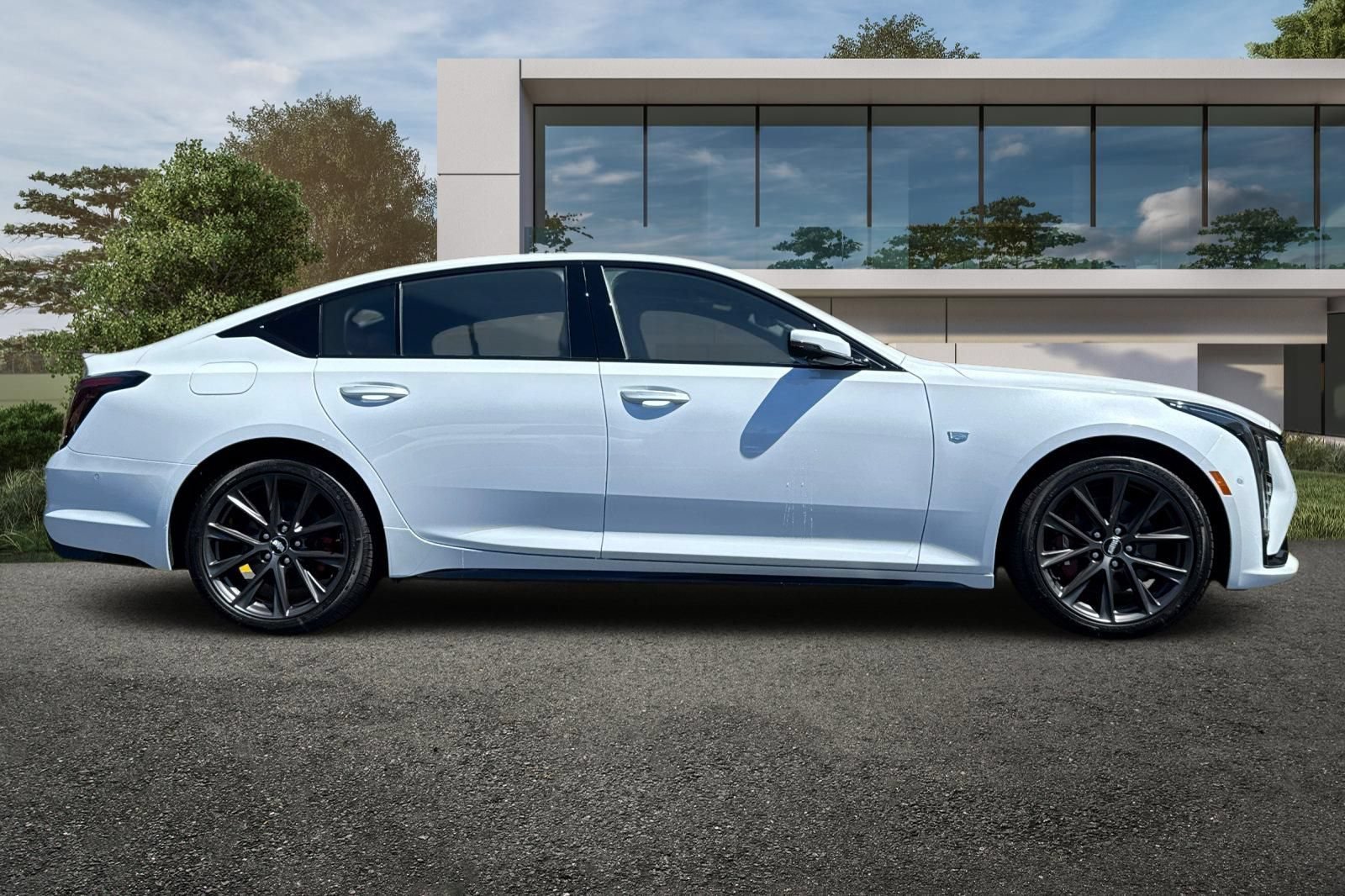 New 2026 Vibrant White Tricoat Cadillac Sport image 3