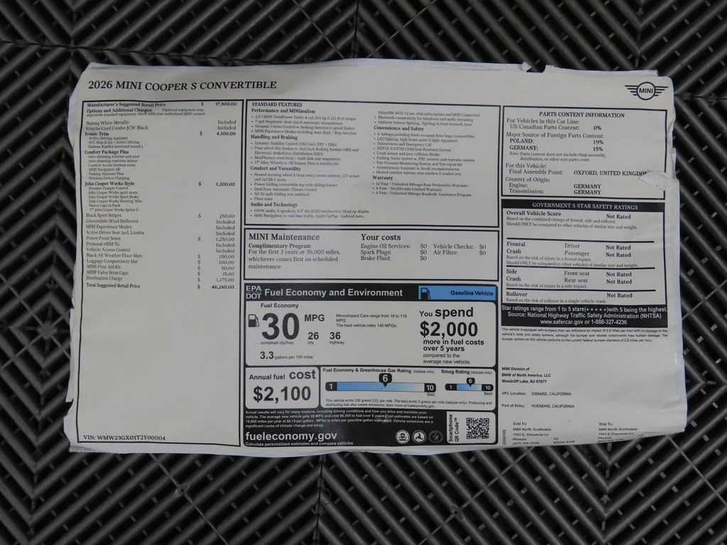 Used 2026 Nanuq White Metallic MINI  image 18