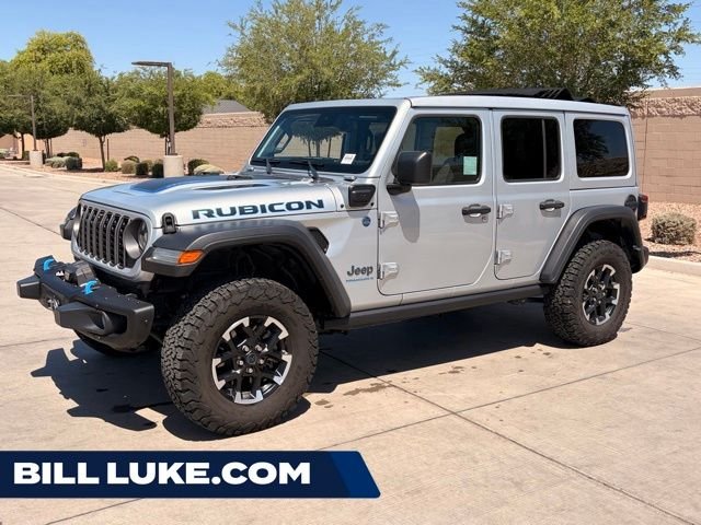 Used 2024 Silver Jeep Rubicon 4xe image 1