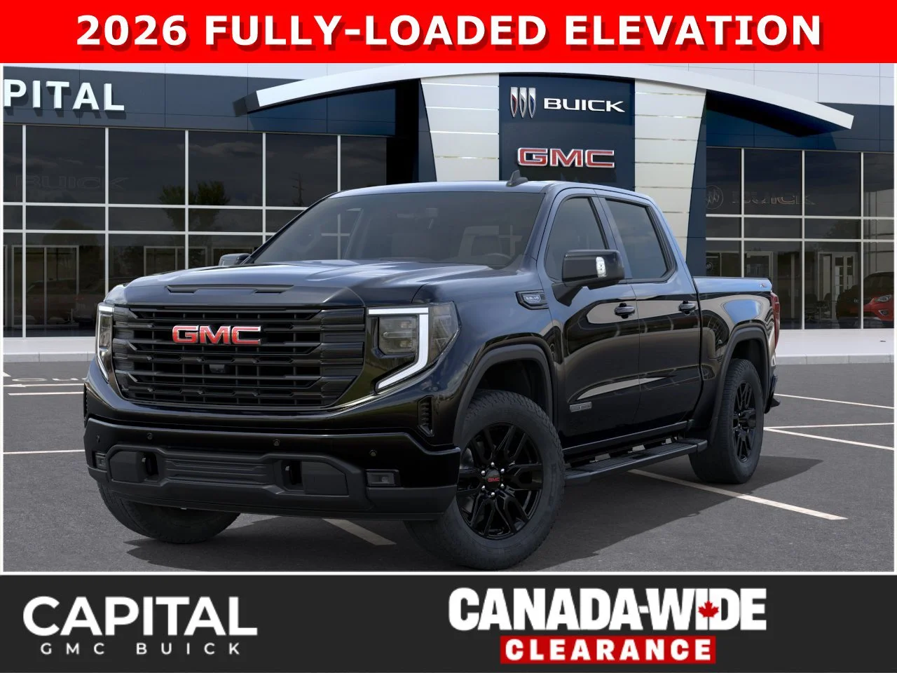 New 2026 ONYX BLACK GMC Elevation image 1