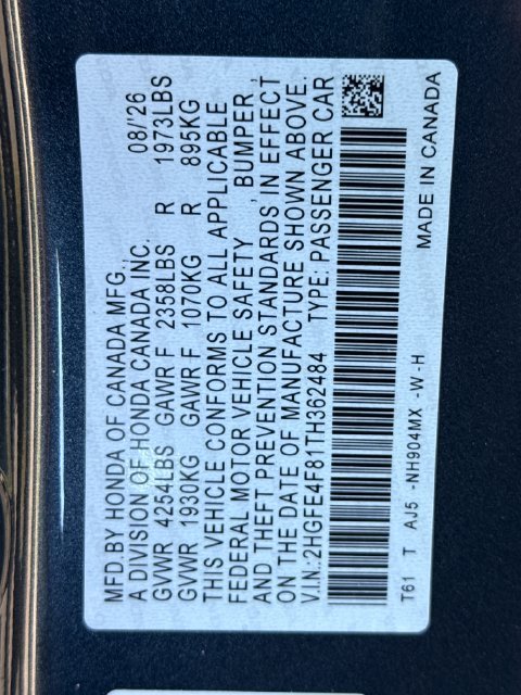 New 2026 Meteorite Gray Metallic Honda Sport Touring image 20