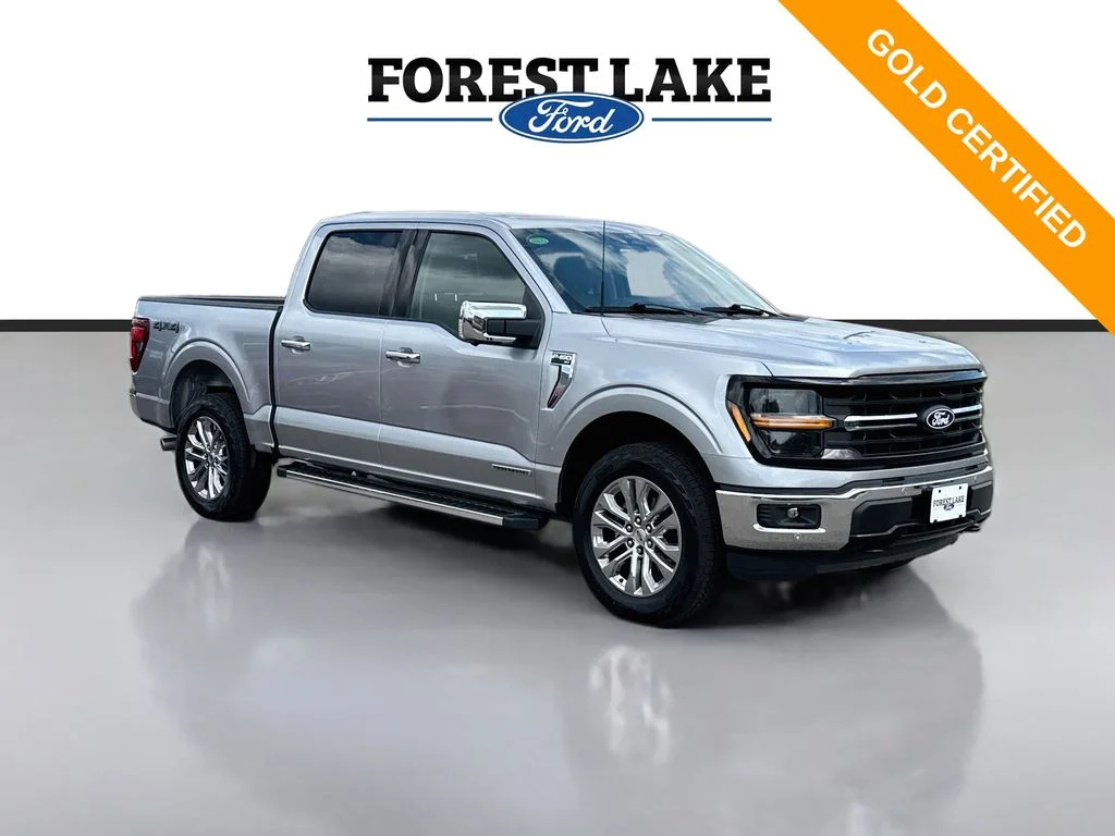 Certified Used 2024 Iconic Silver Metallic Ford XLT image 1