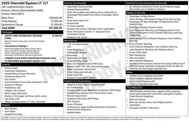 2025 Chevrolet Equinox LT - Photo 12