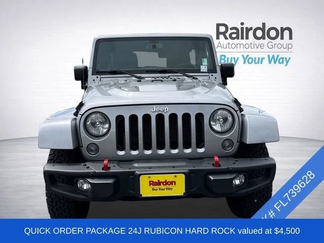 Used 2015 Billet Silver Metallic Clearcoat Jeep Unlimited Rubicon image 2