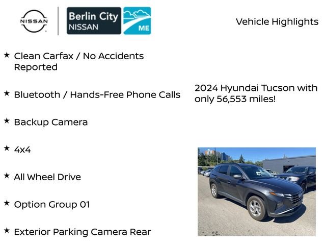 Used 2024 Dark Gray Metallic Hyundai SEL image 2
