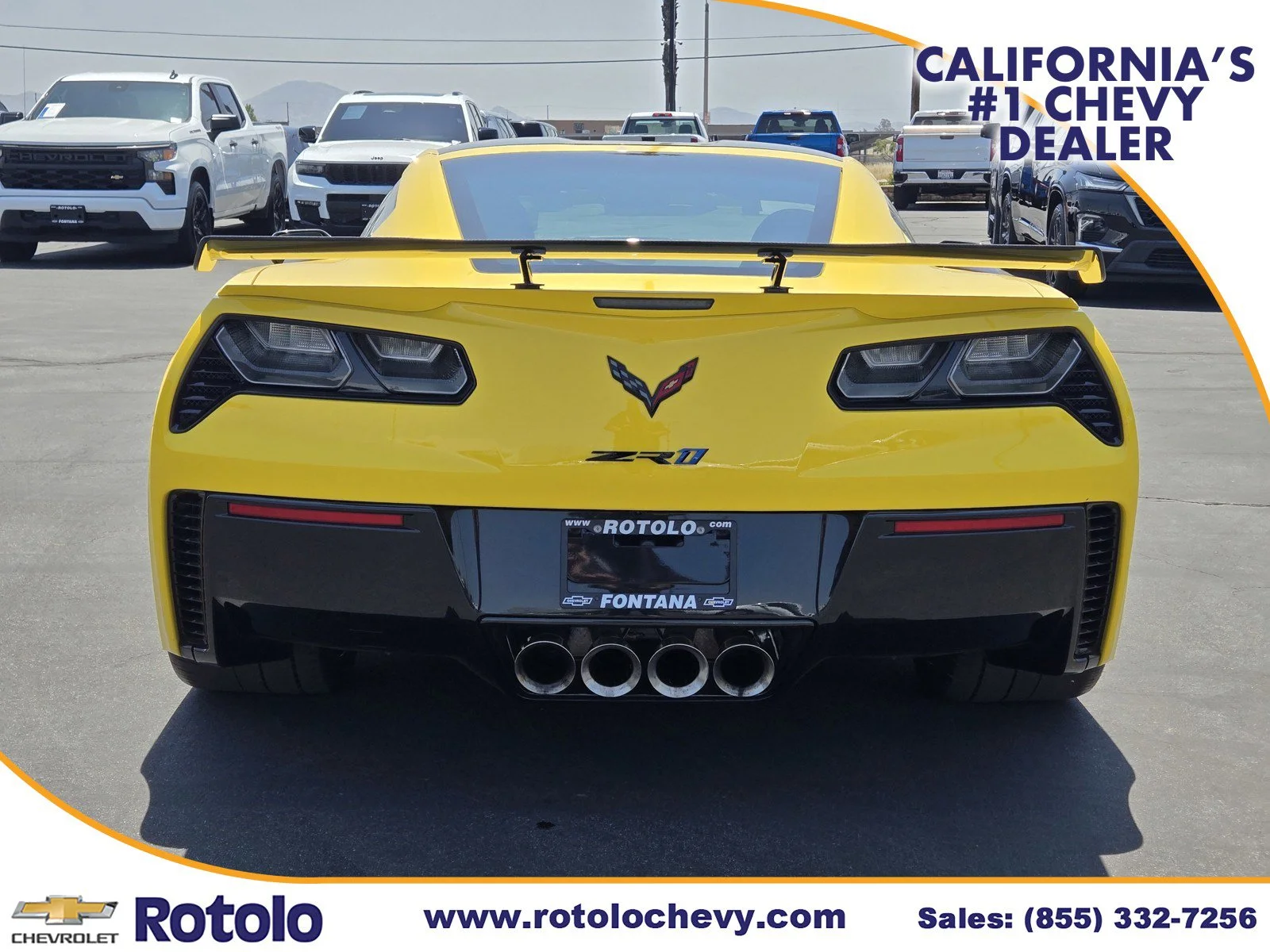 Used 2019 CORVETTE RACING YELLOW TINTCOAT Chevrolet ZR1 3ZR image 6