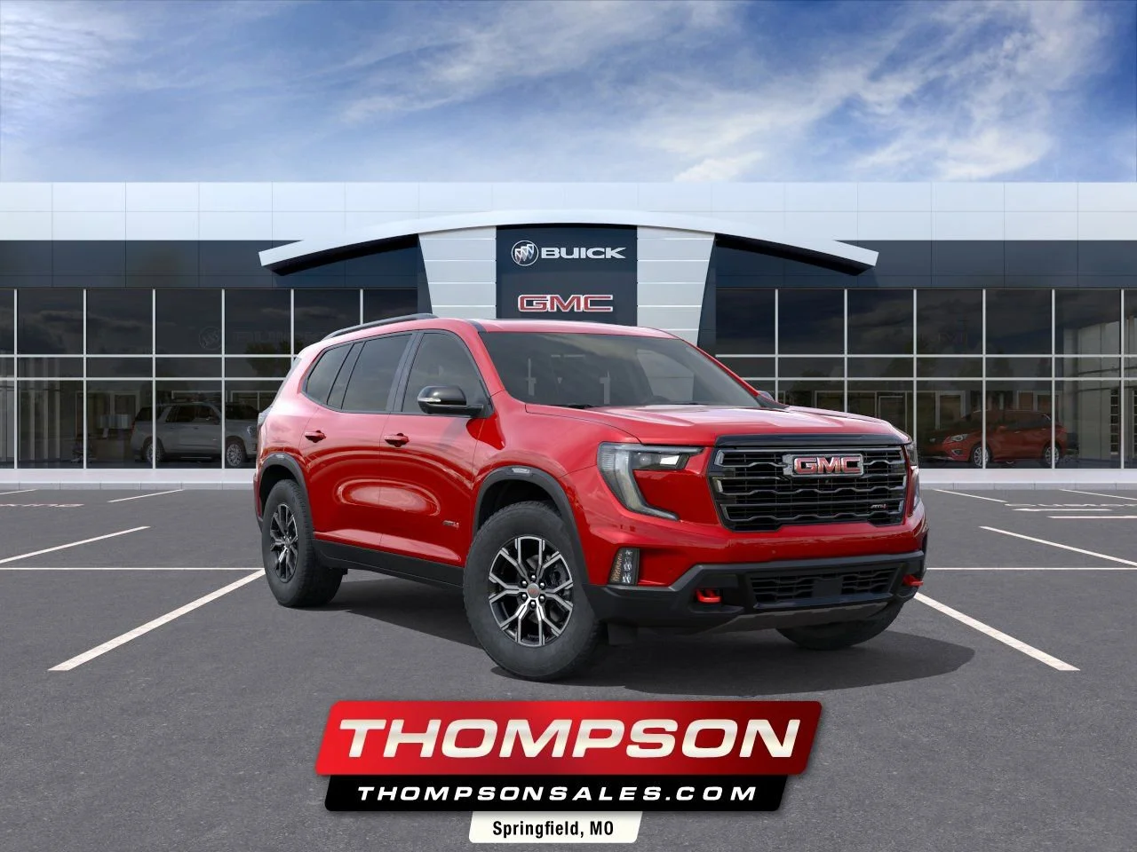 New 2026 Volcanic Red Tintcoat GMC AT4 image 1