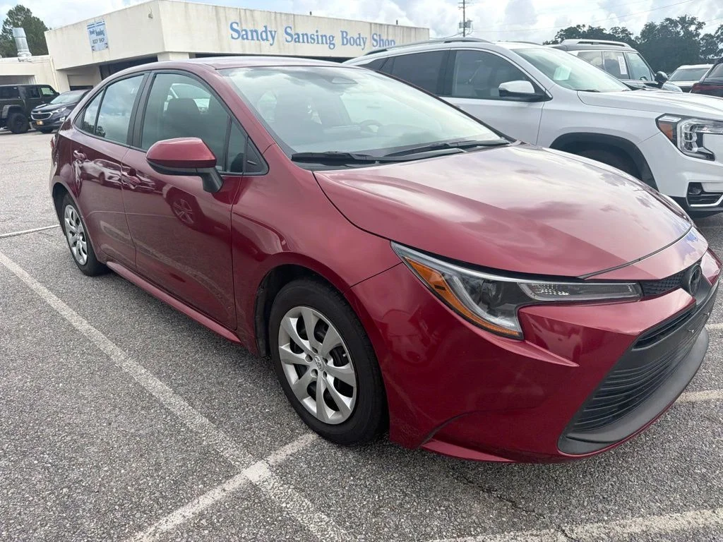 Used 2025 Red Toyota LE image 3