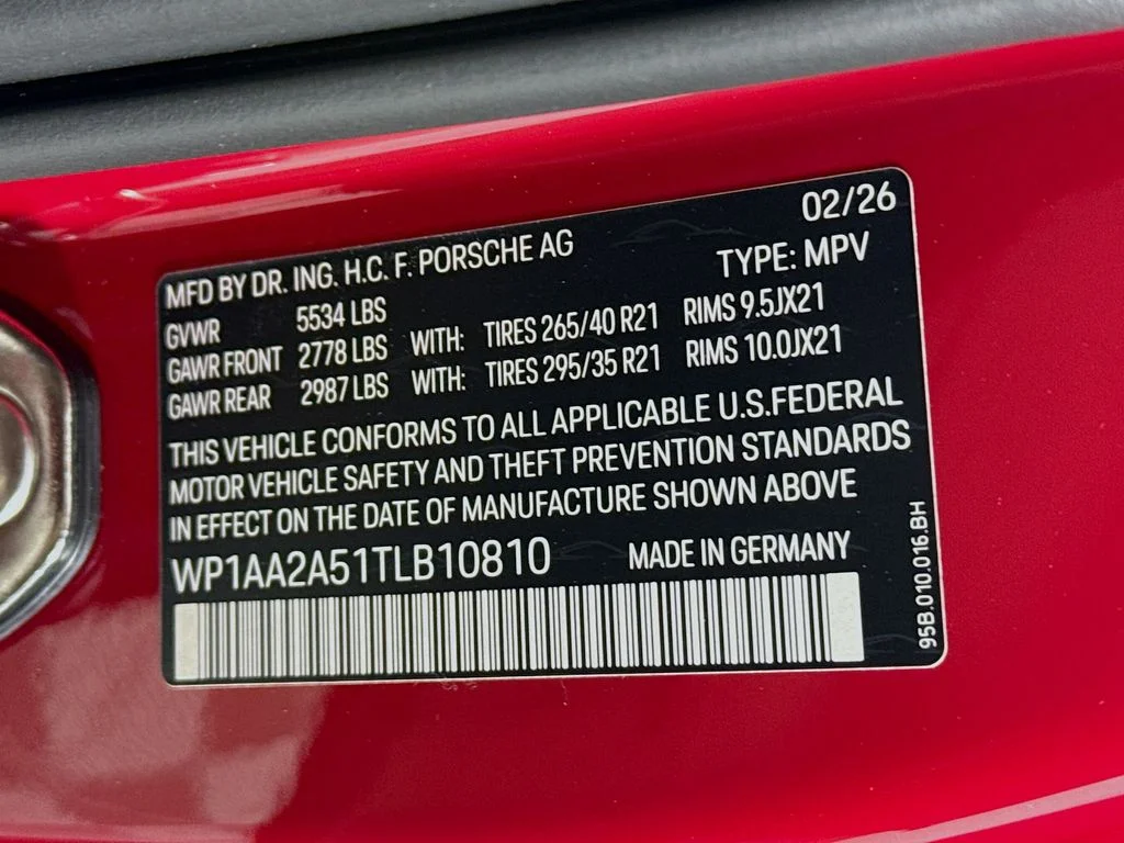 New 2026 Carmine Red Porsche  image 33