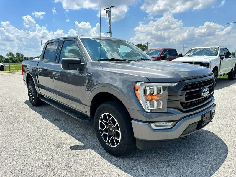 Used 2021 Carbonized Gray Metallic Ford XLT 4WD SuperCrew 5.5