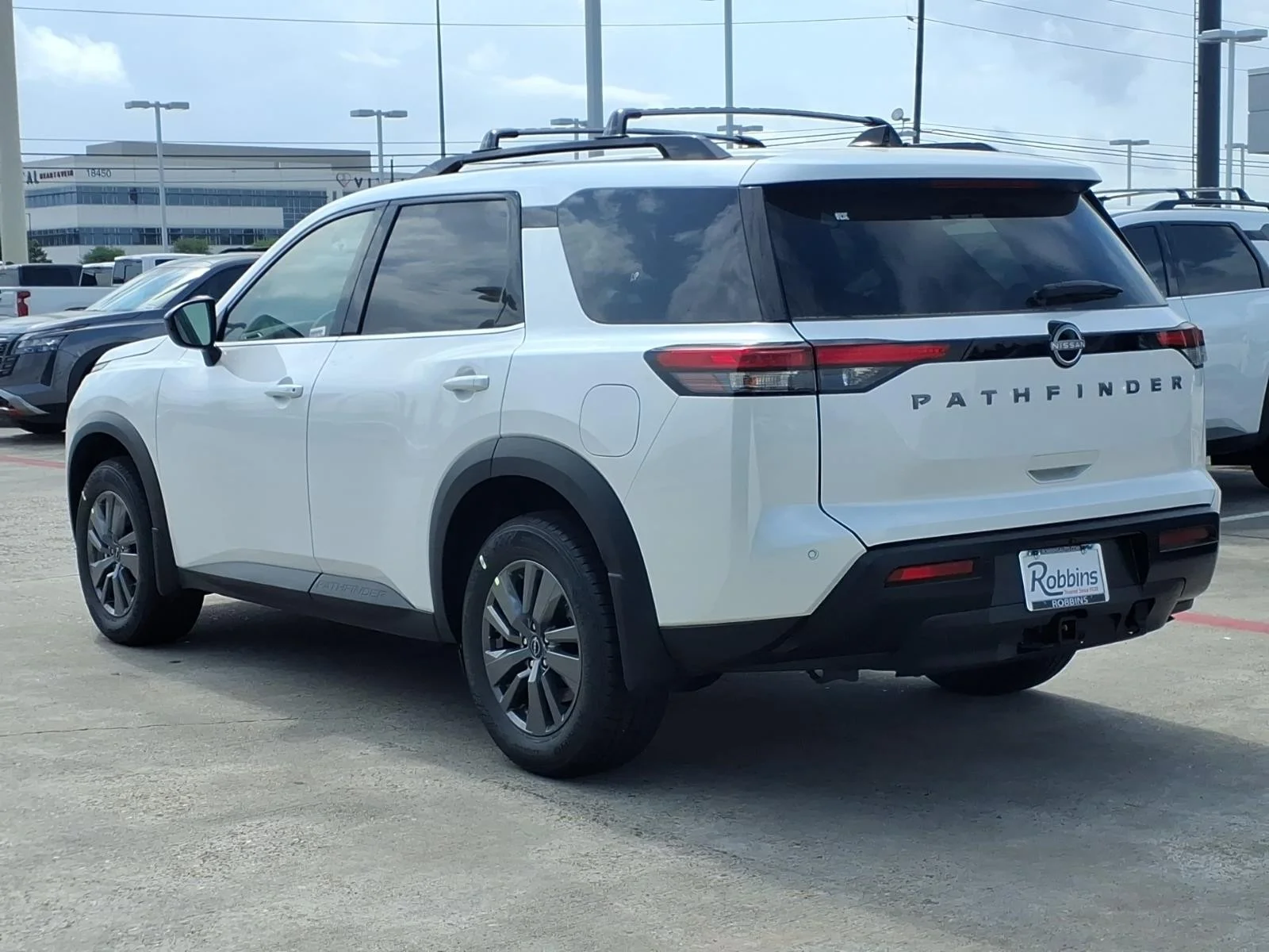 2026 Nissan Pathfinder SV White at Robbins Nissan