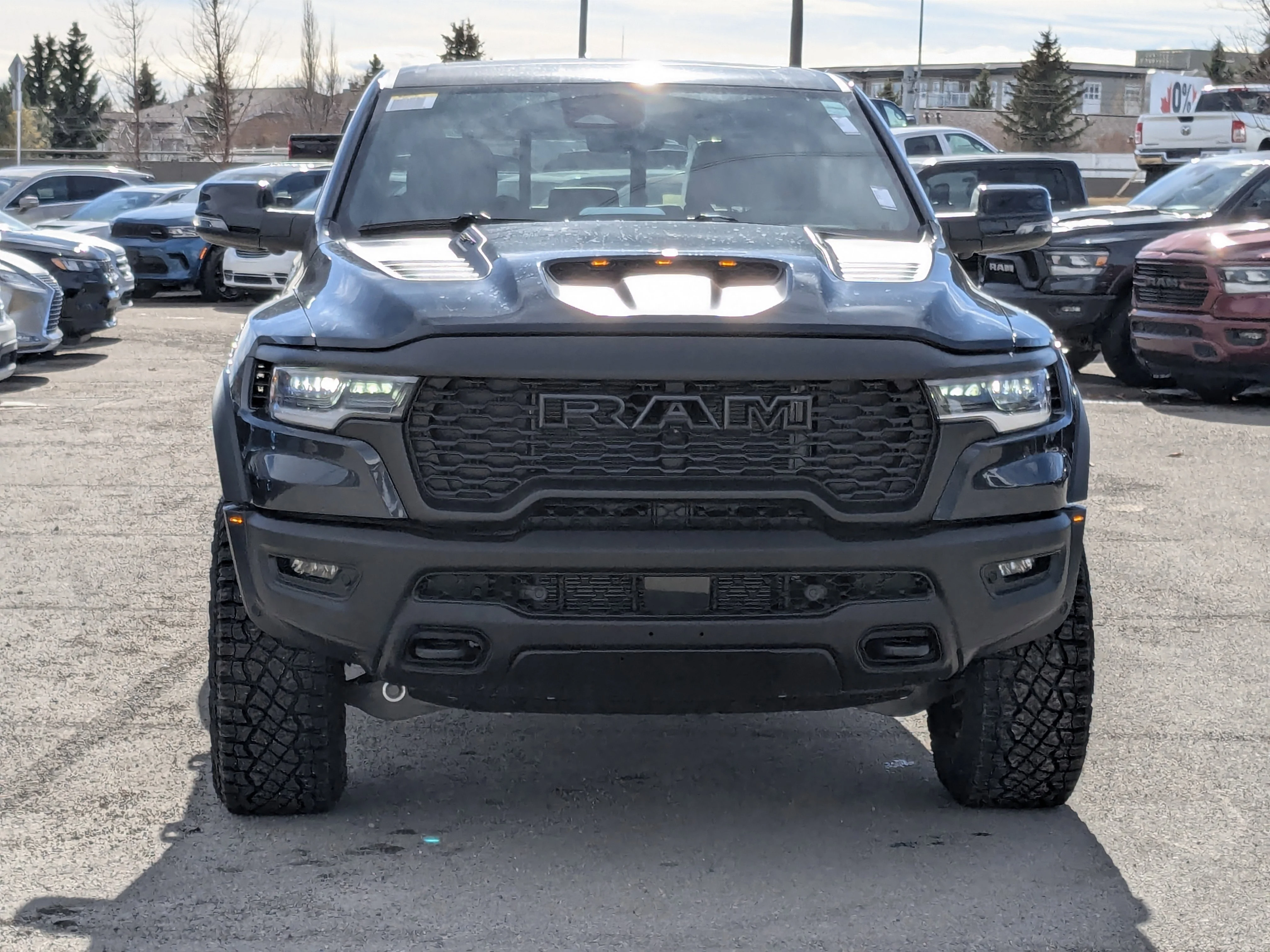 New 2026 Blue RAM RHO - - 3.0L Hurricane HO T-Turbo - RHO Level 1 Pkg w/ 14.4 Screen - Pano Sunroof & Massage Seats! image 3