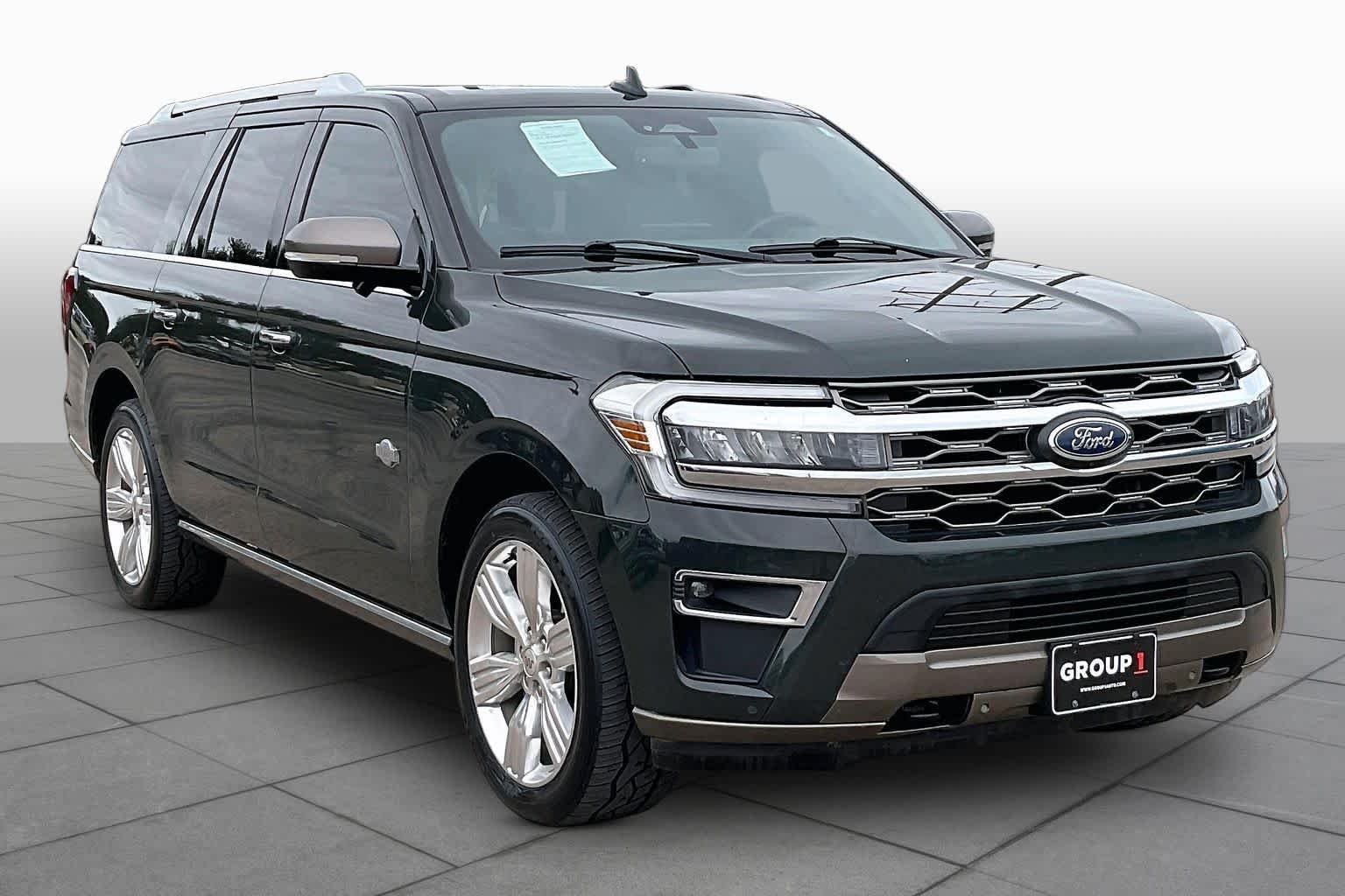 Used 2022 Forged Green Metallic Ford King Ranch image 3