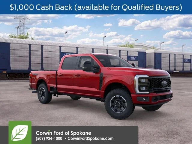New 2026 Ruby Red Metallic Tinted Clearcoat Ford Lariat image 1