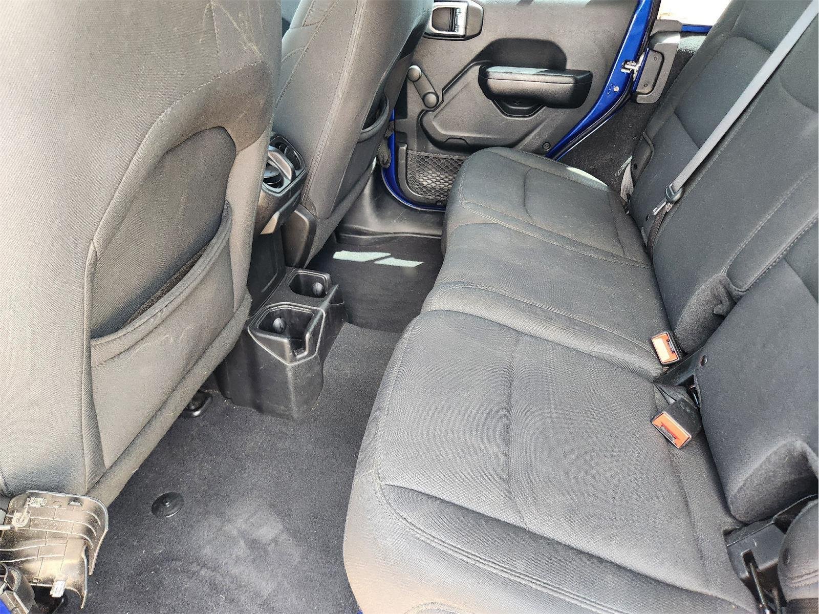 Used 2018 Ocean Blue Metallic Clearcoat Jeep Sport image 29