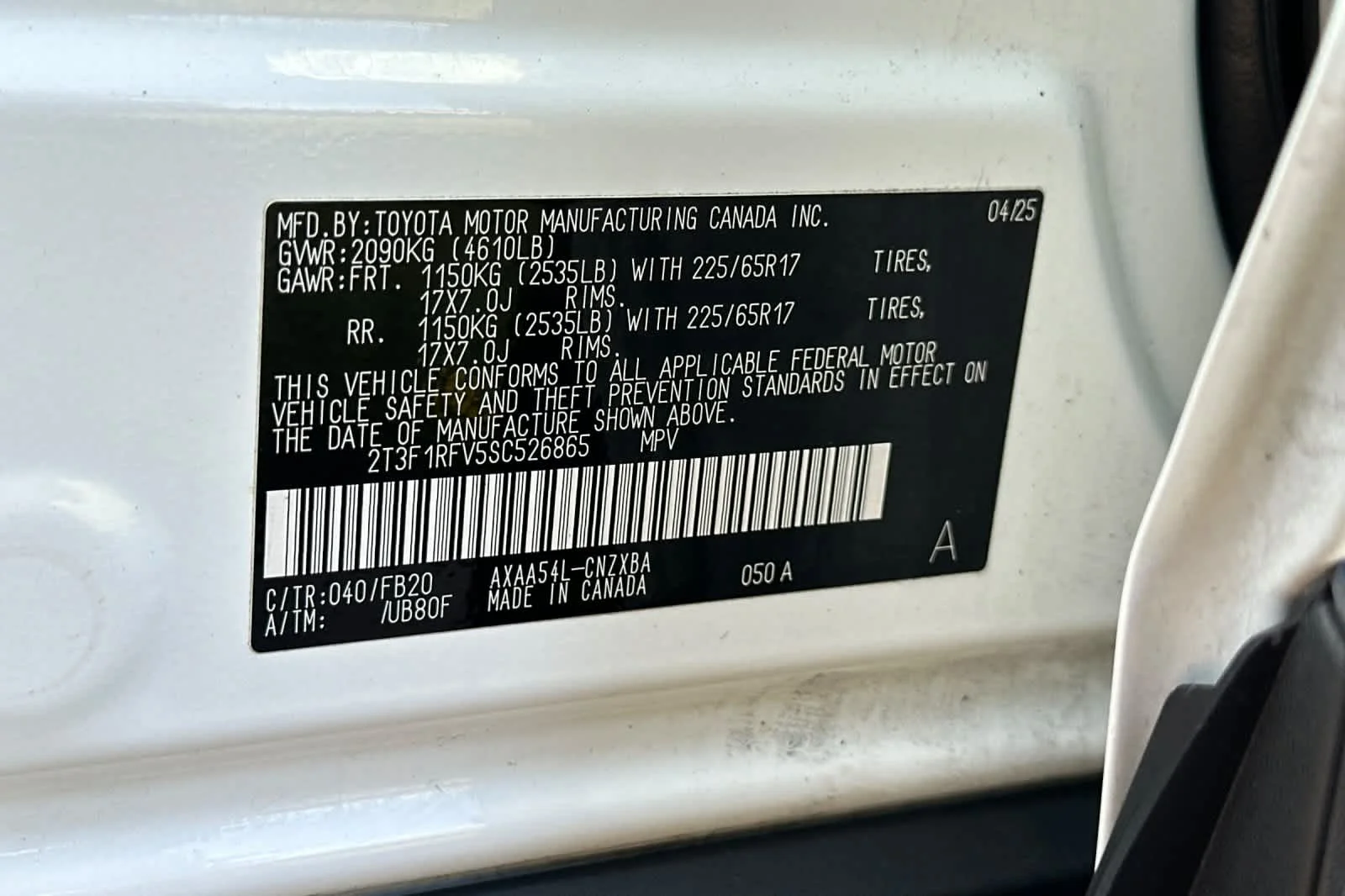 Certified Used 2025 Ice Toyota LE image 27