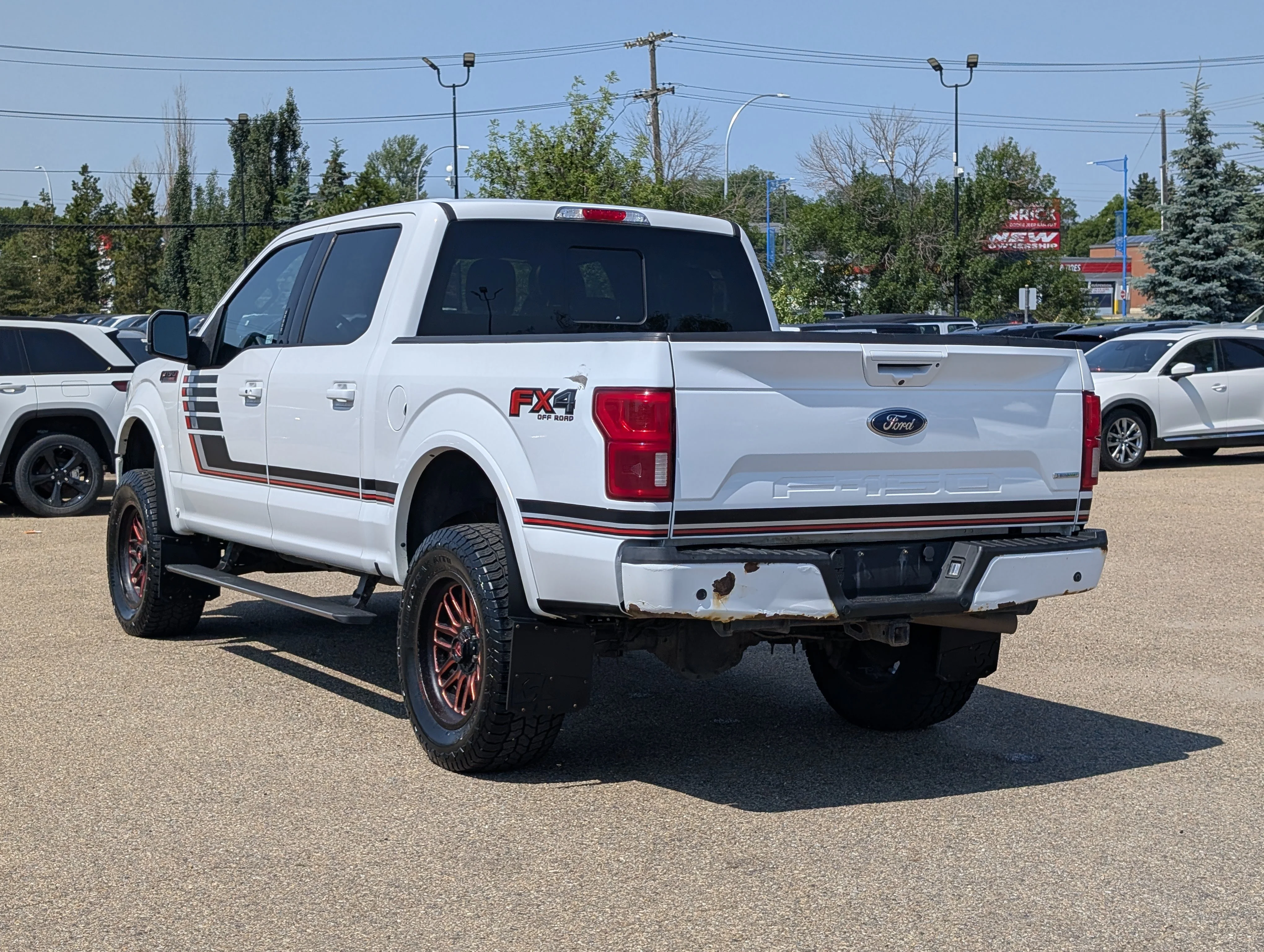 Used 2019 Oxford White Ford XL 4WD SuperCrew 5.5