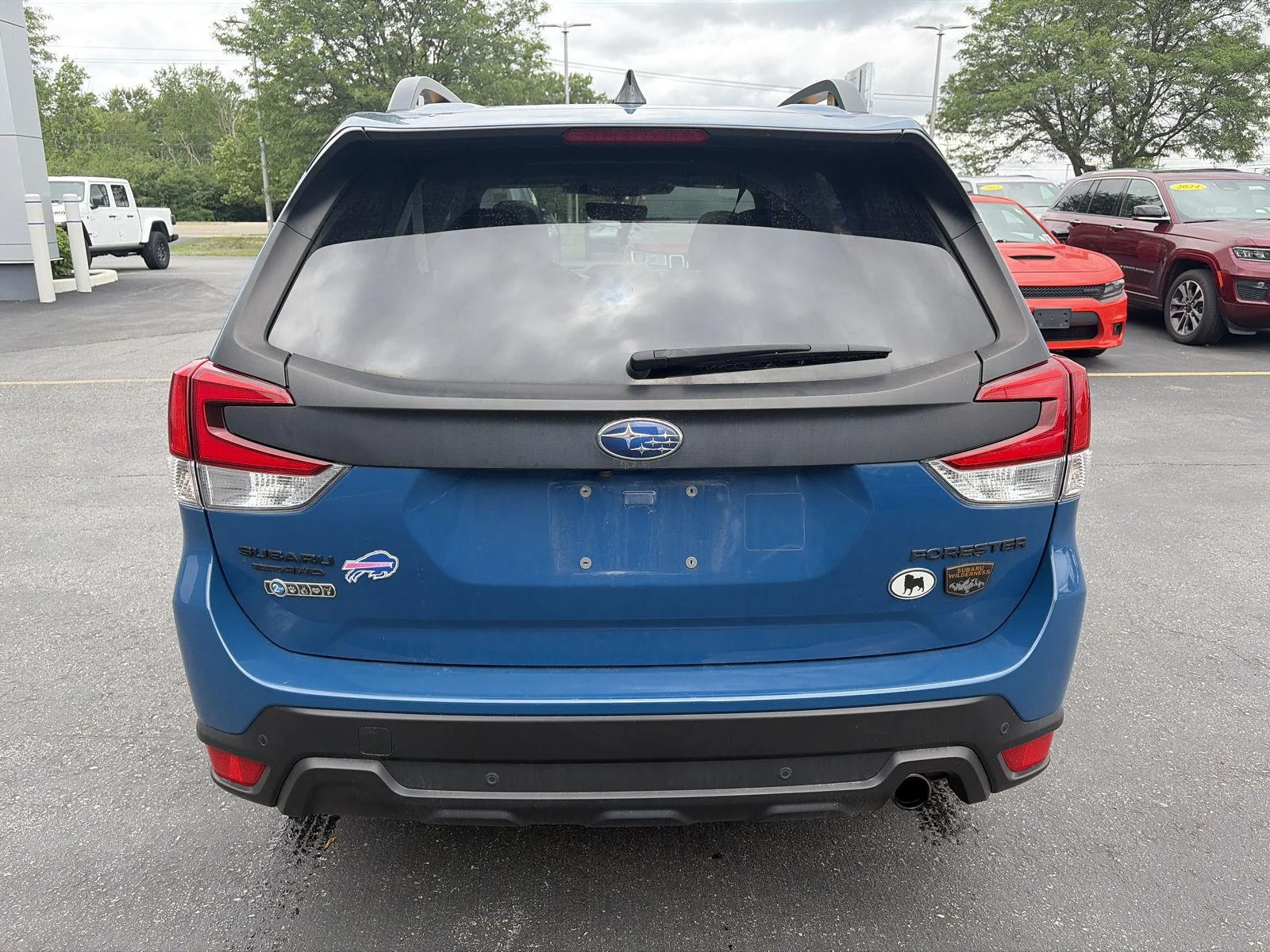 Used 2024 Geyser Blue Subaru Wilderness image 5