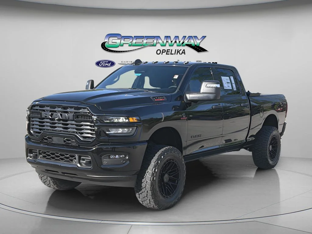New 2025 Diamond Black Crystal Pearlcoat RAM Big Horn image 5