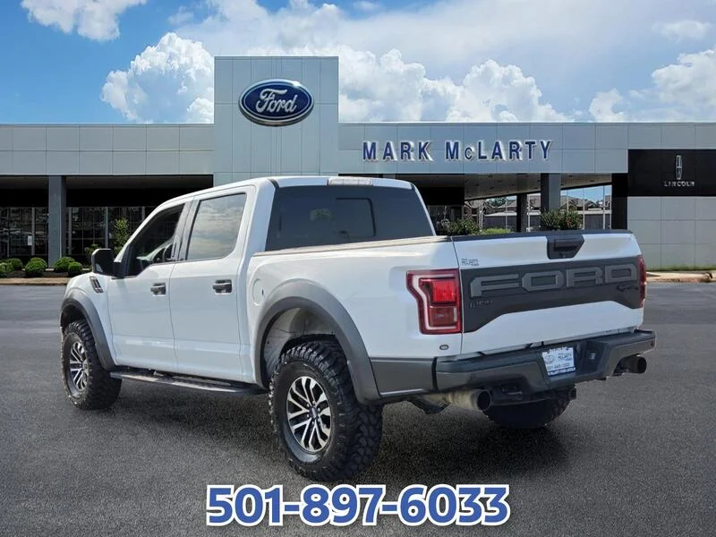 Used 2019 Oxford White FORD RAPTOR 4WD SUPERCREW 5.5