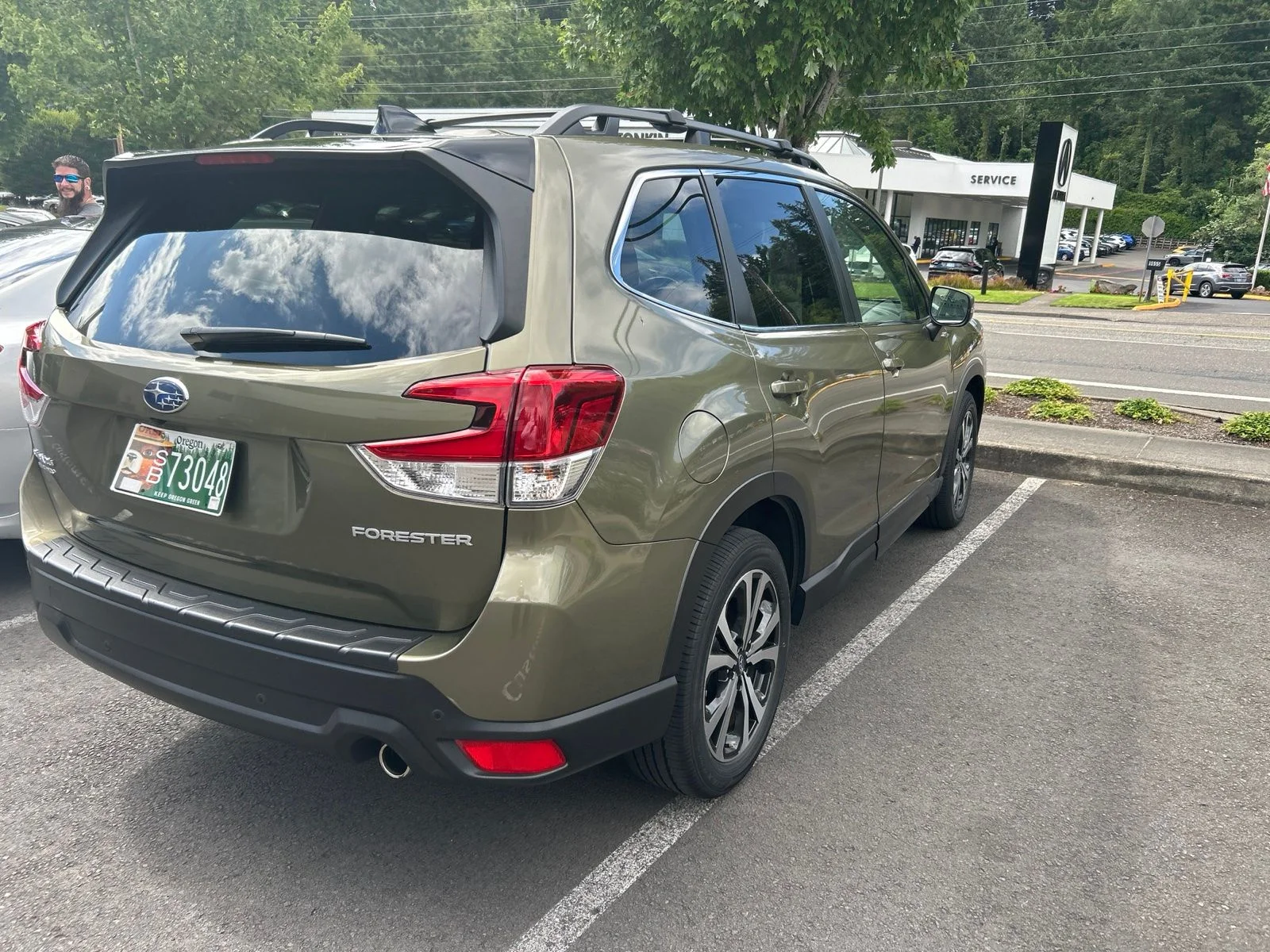 Used 2024 Green Subaru Limited image 4