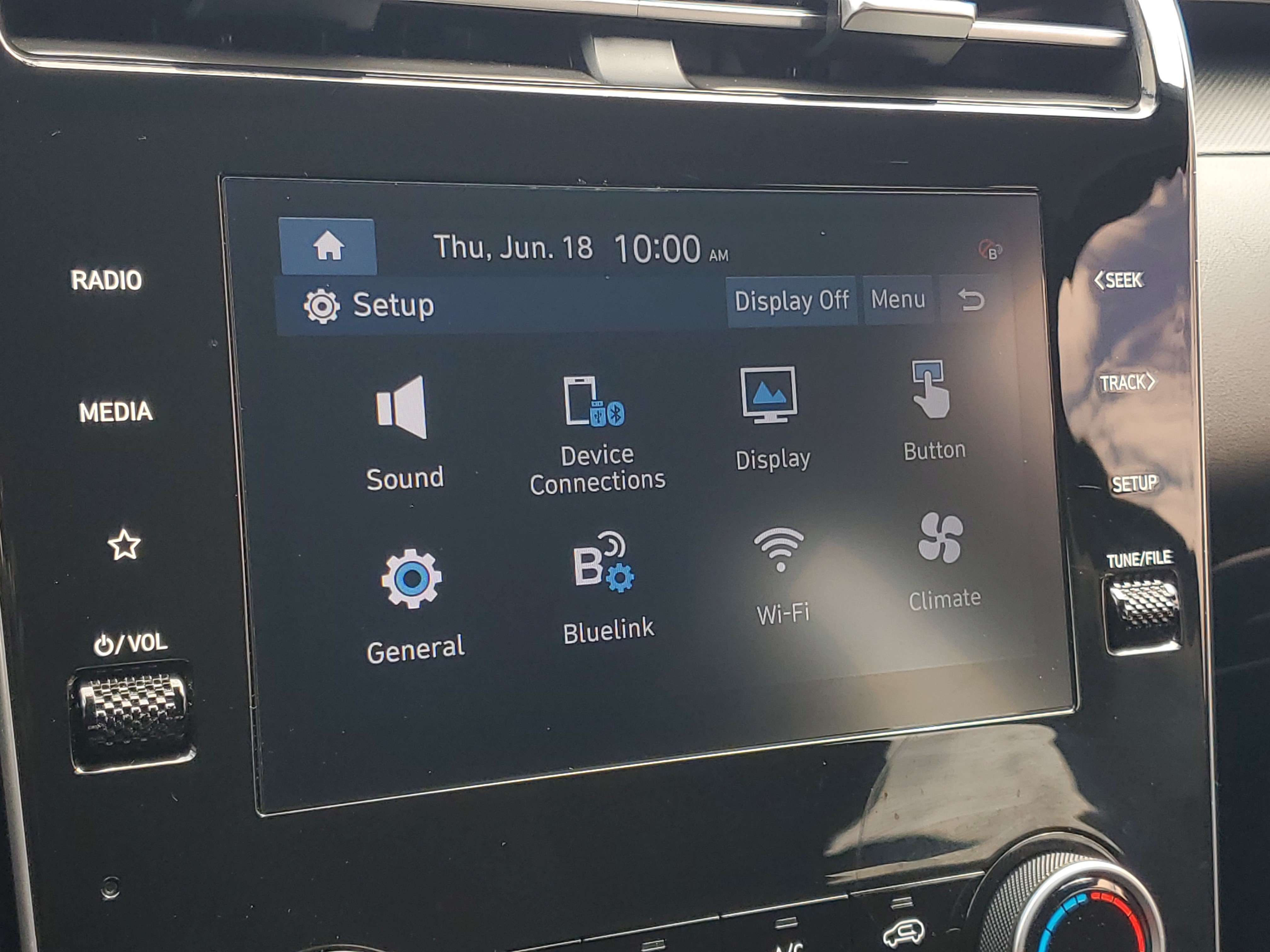 Used 2022 Intense Blue Hyundai SEL image 28