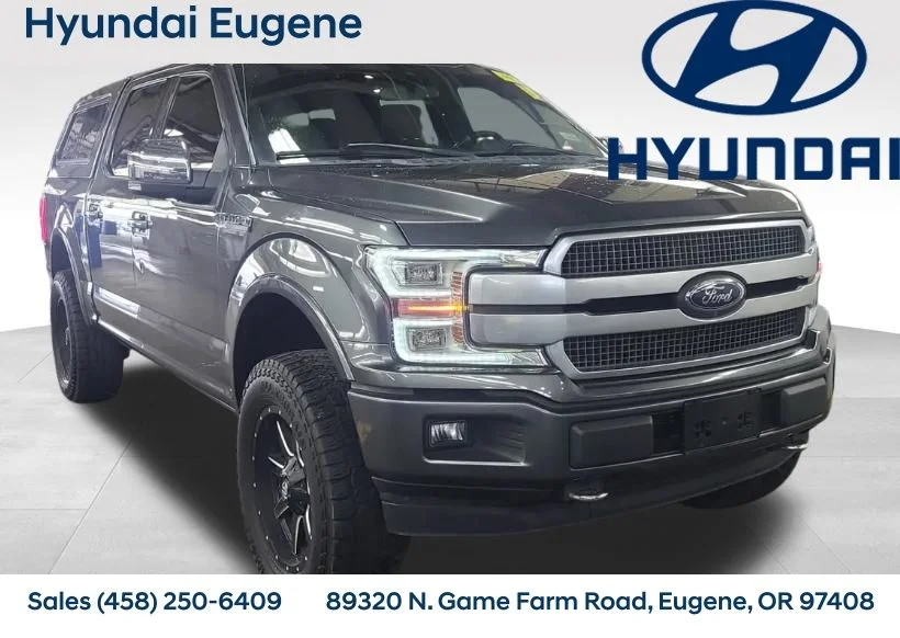 Used 2018 Gray Ford Platinum image 1