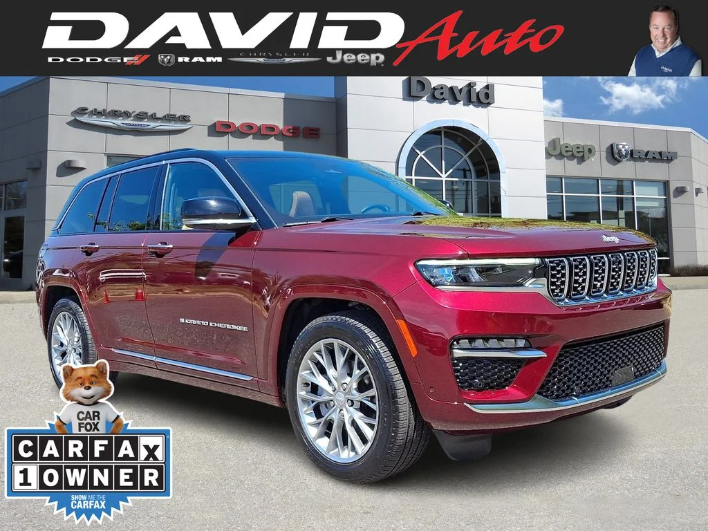 Certified Used 2025 Red Jeep Summit image 1