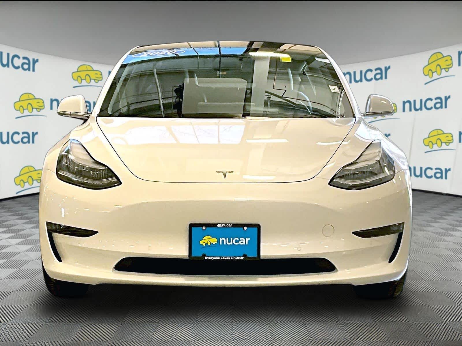 Used 2020 Tesla Model 3 Base with VIN 5YJ3E1ECXLF587112 for sale in Saint Albans City, VT