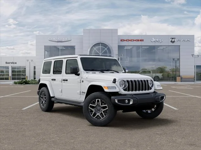 New 2026 Bright White Clear-Coat Exterior Paint Jeep Sahara image 31