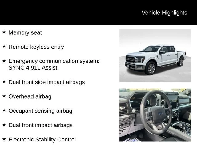 Used 2024 White Ford LARIAT image 14