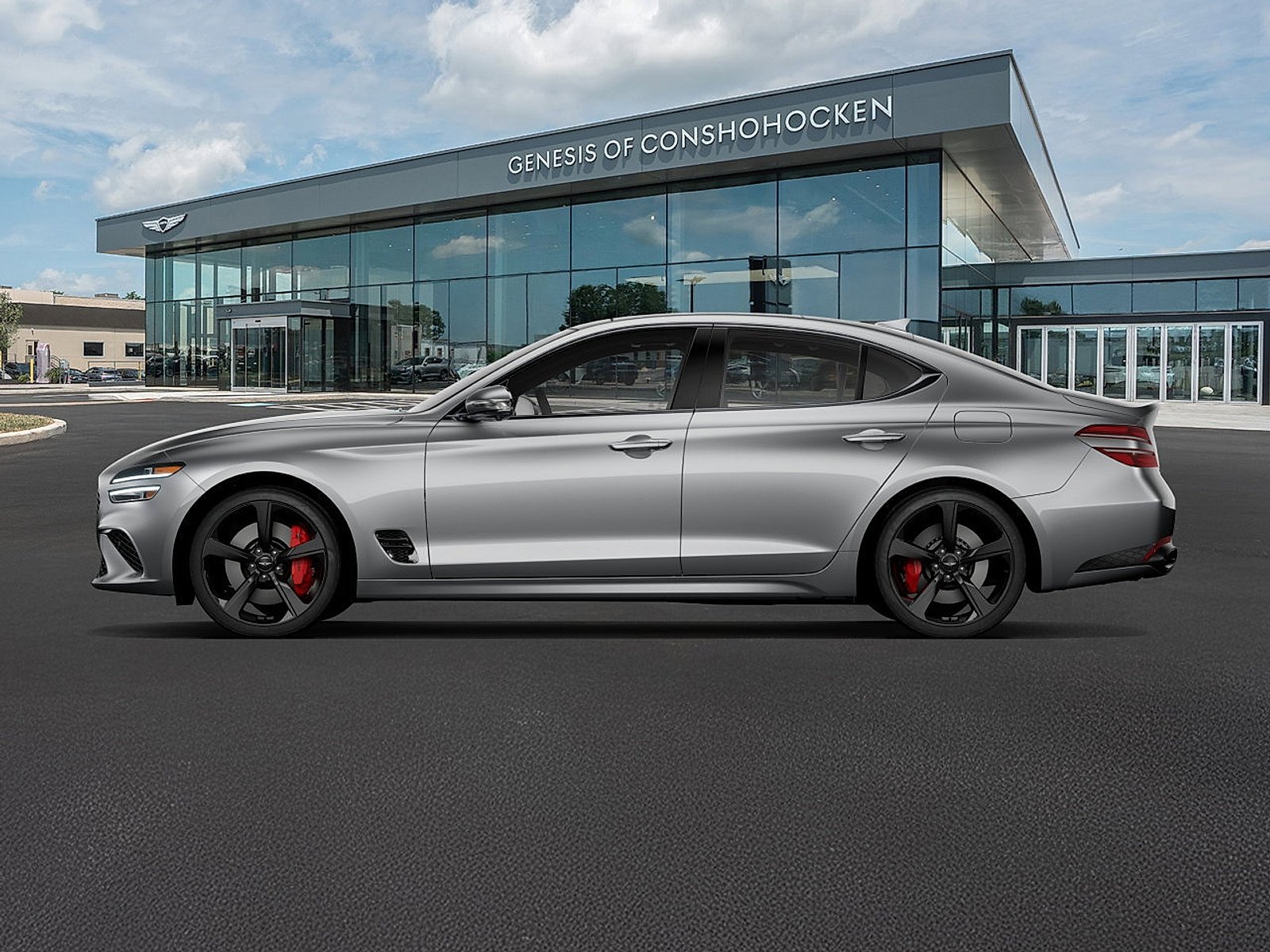 ソキウス　シャイニーシルバー New 2026 Genesis G70 3.3T SPORT PRESTIGE 4dr Car in Conshohocken