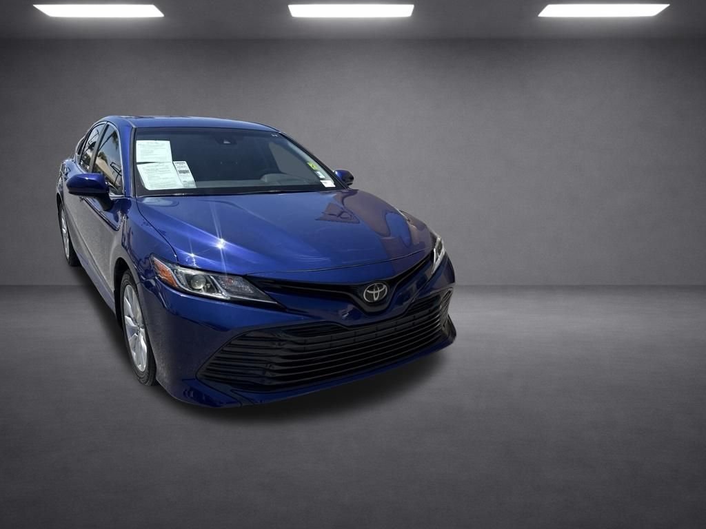 Used 2018 Blue Toyota LE image 8
