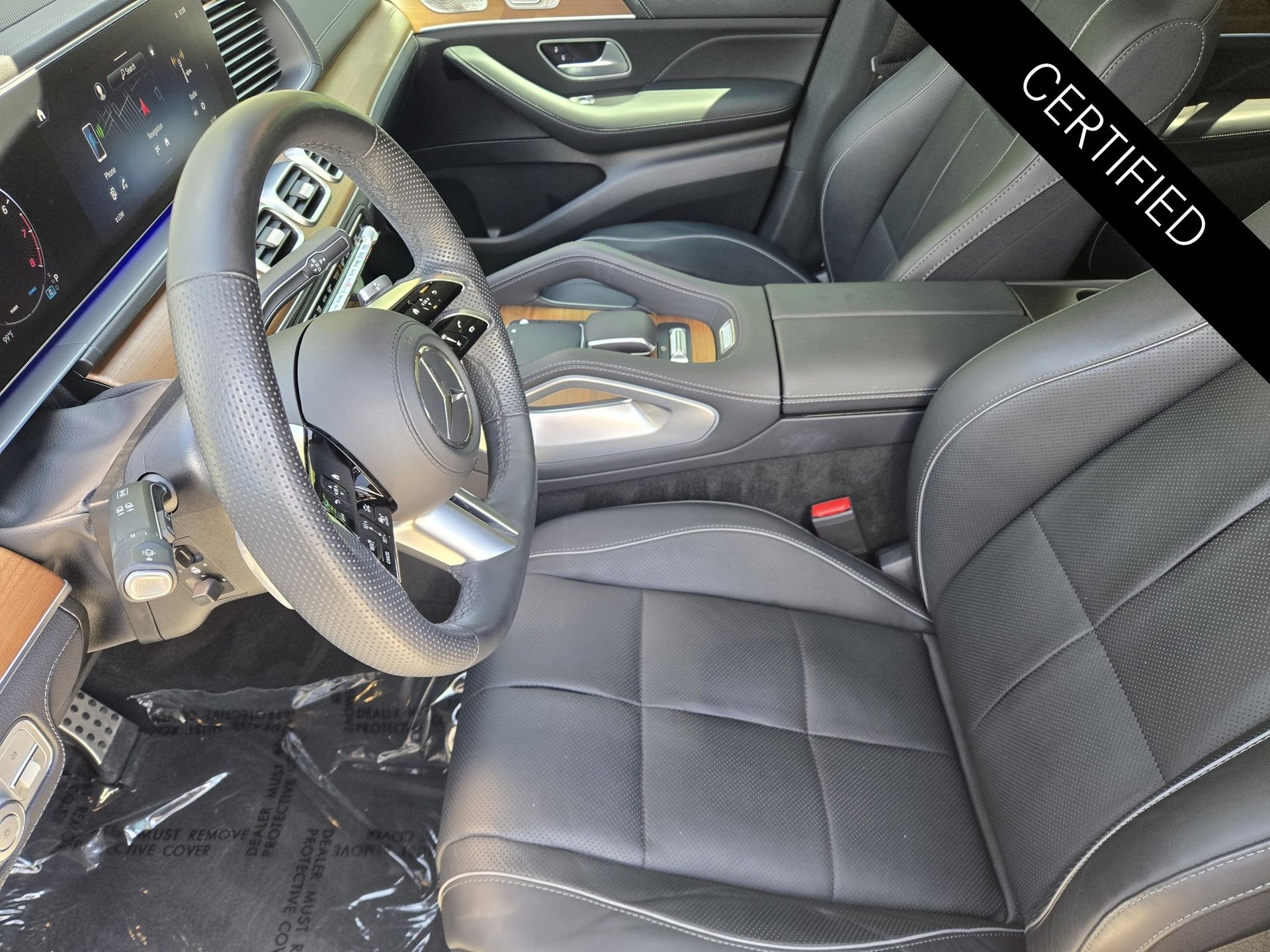 Certified Used 2024 MANUFAKTUR Alpine Gray Mercedes-Benz GLS 580 image 3