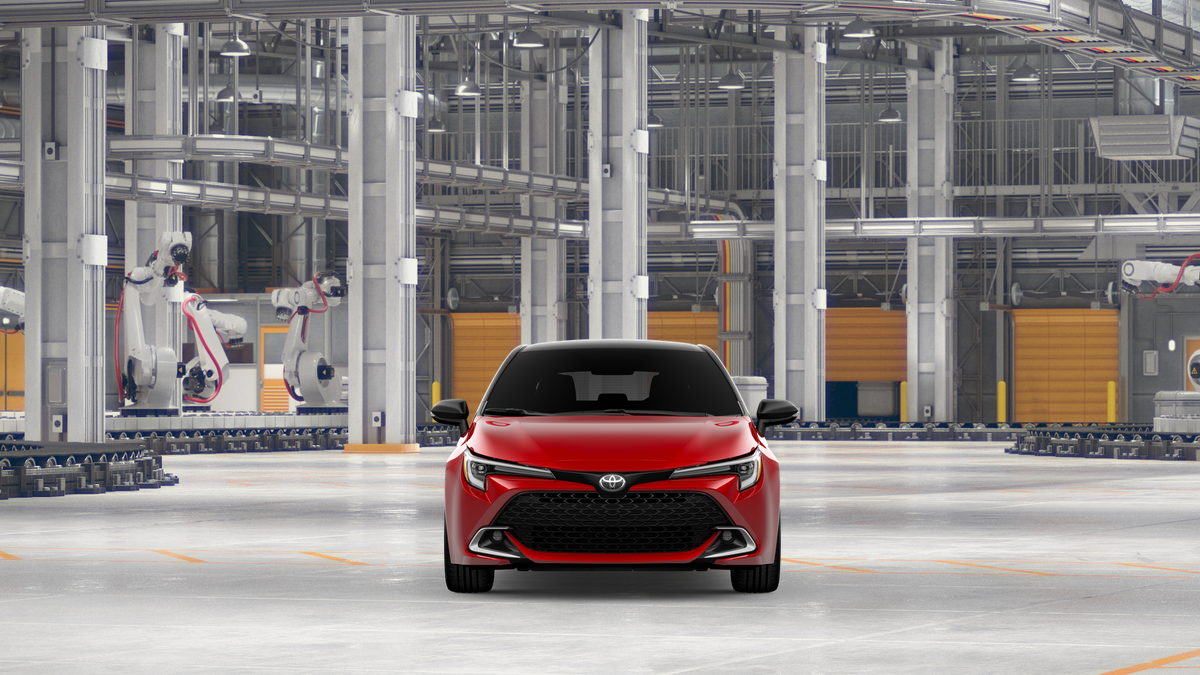 New 2027 Finish Line Red with Black roof Toyota XSE image 17