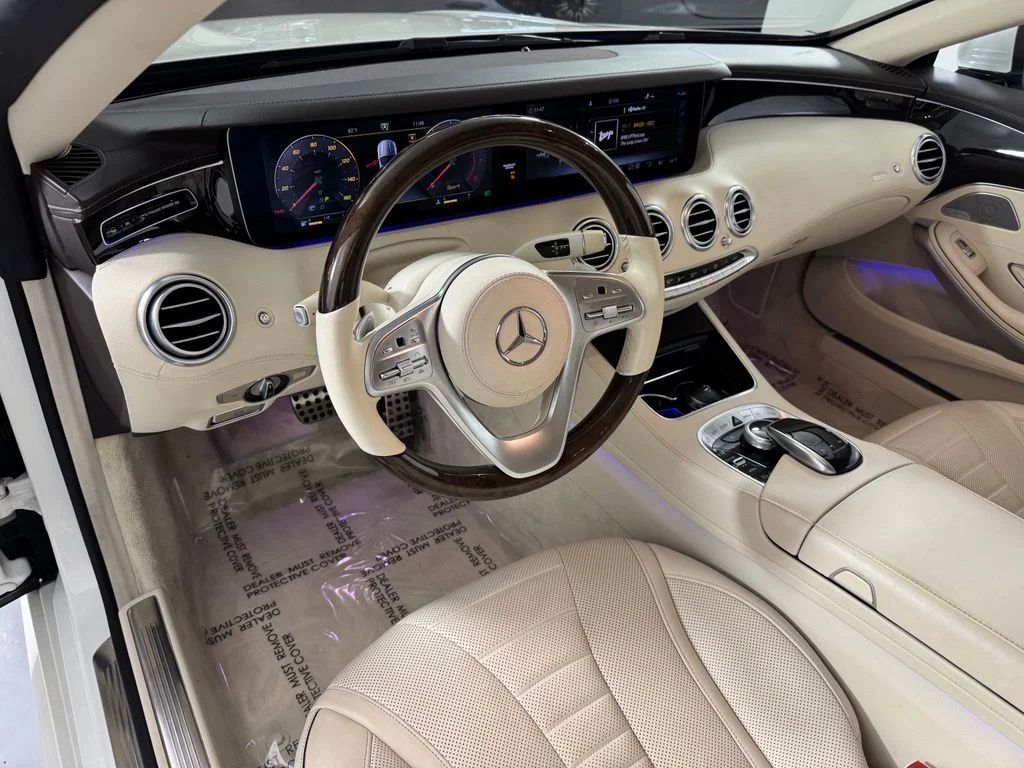Used 2019 designo Diamond White Metallic Mercedes-Benz S 560 image 18
