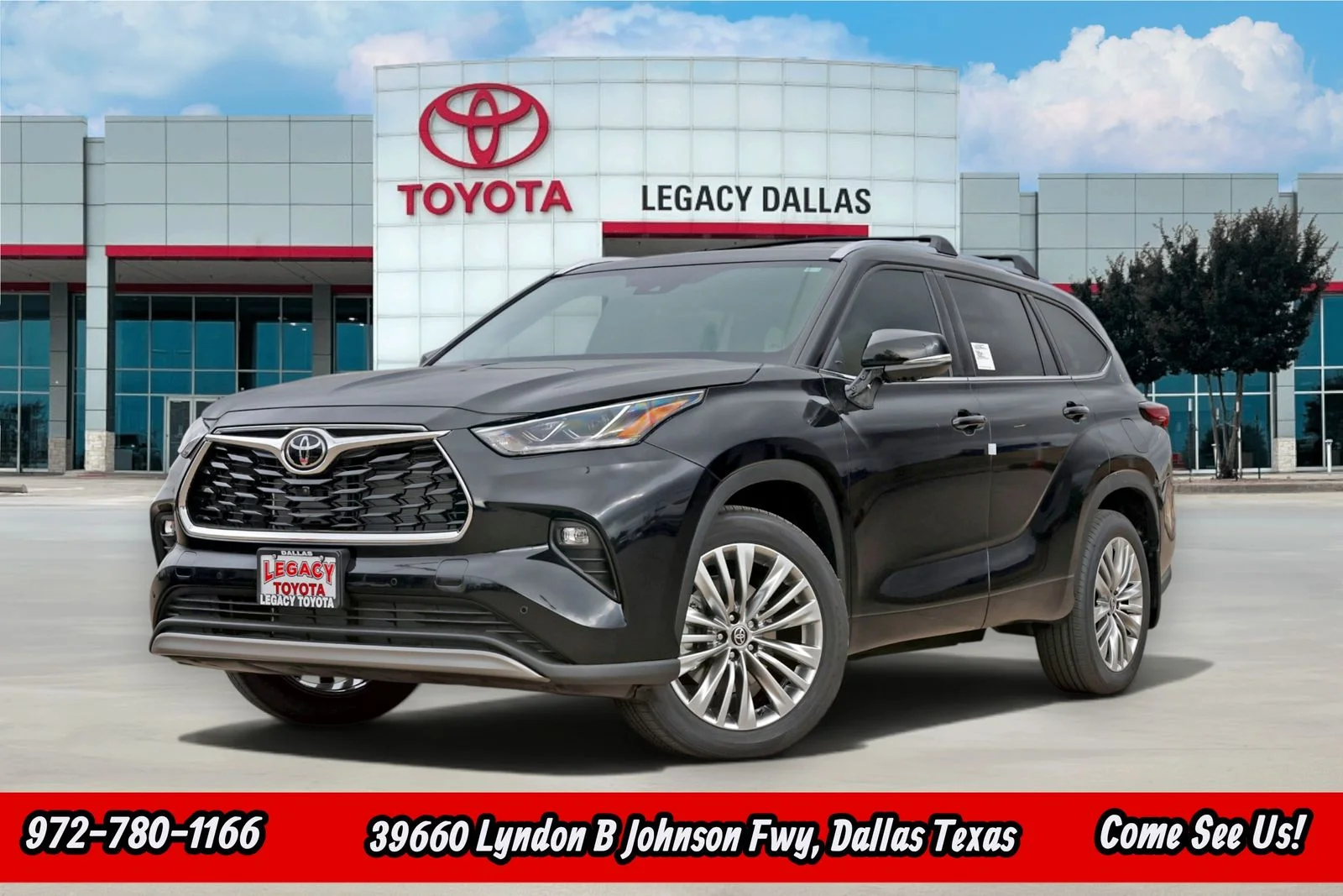 New 2026 Midnight Black Metallic Toyota Platinum image 1