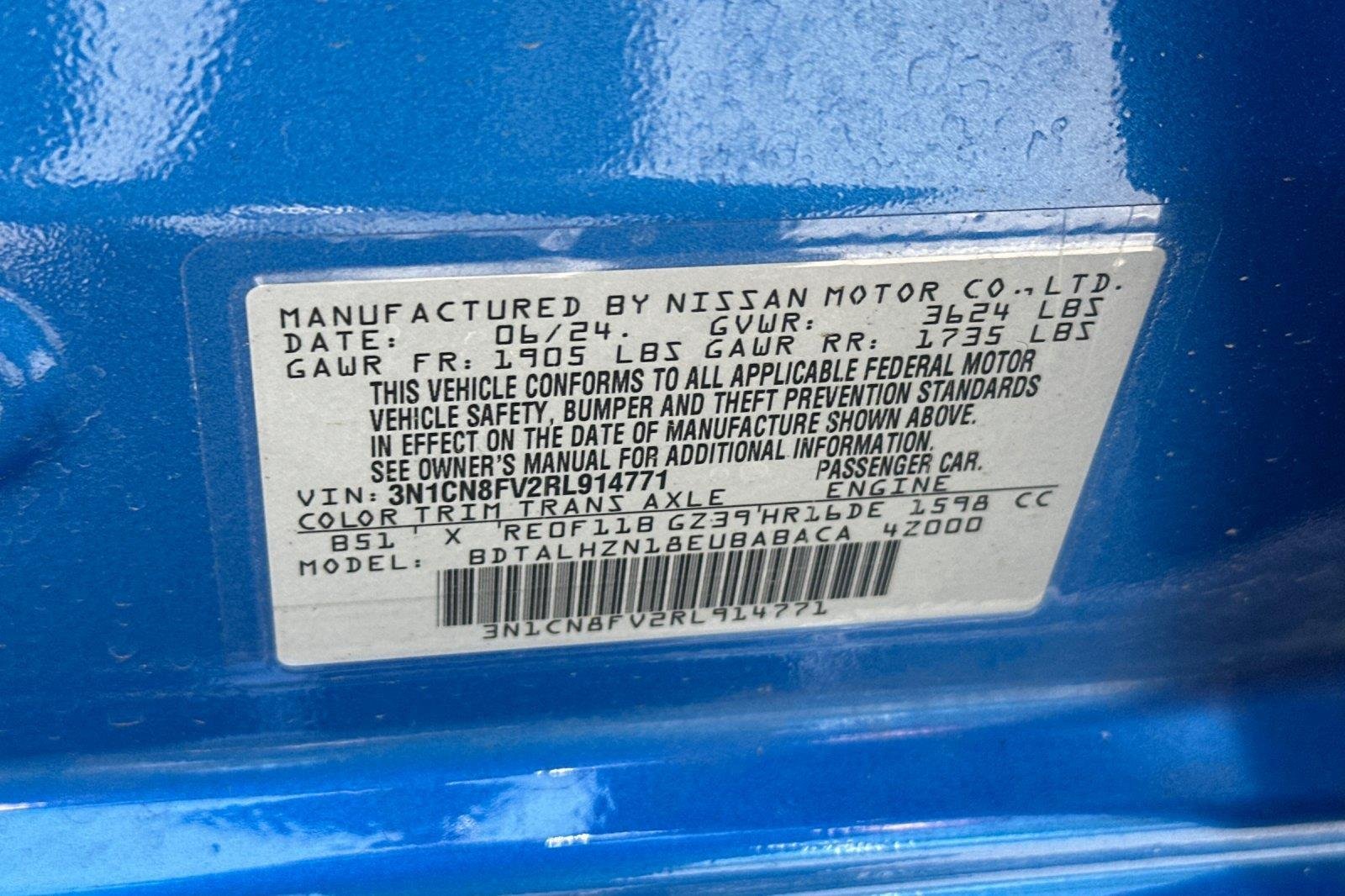 Used 2024 Electric Blue Metallic Nissan SR image 28