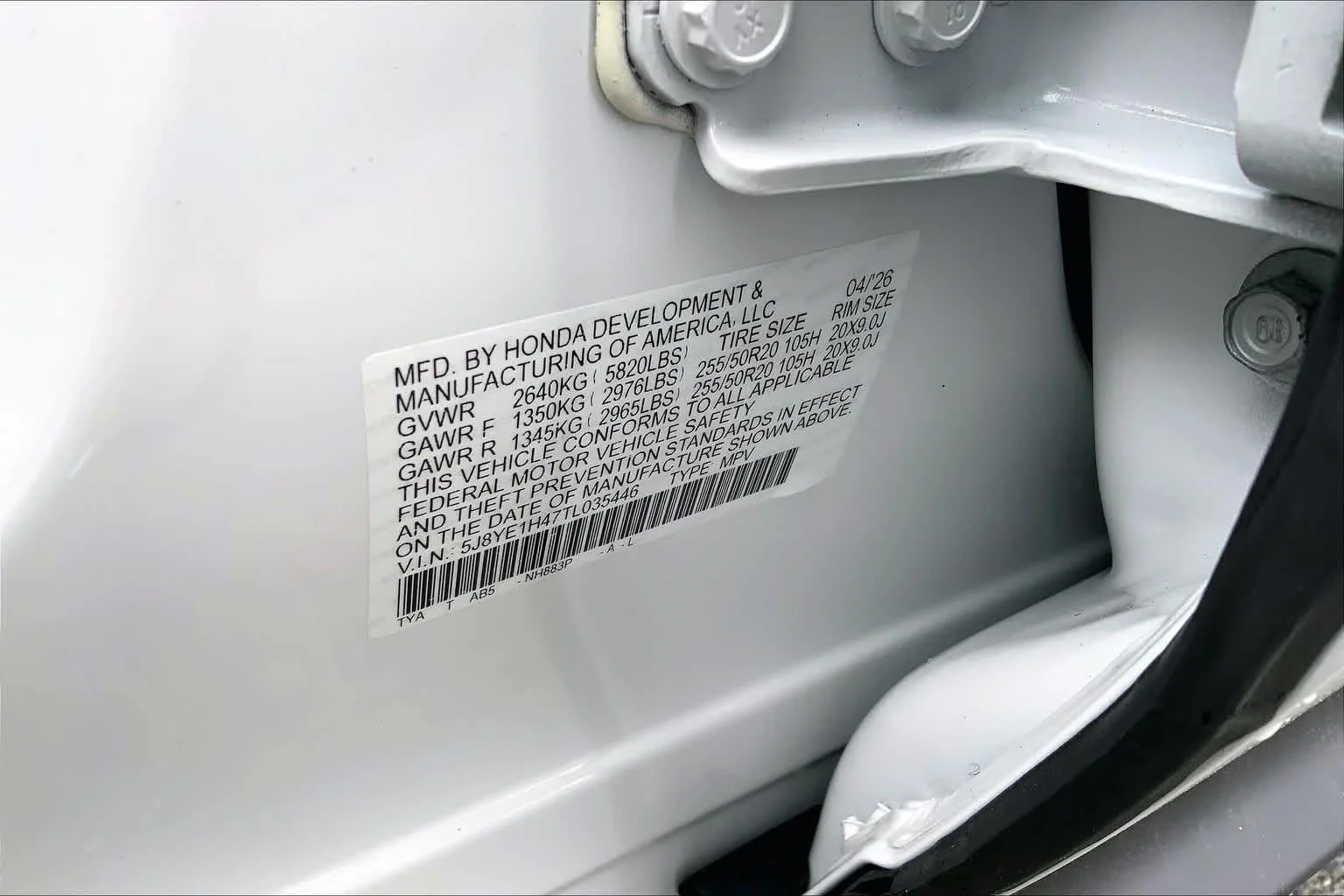 New 2026 Platinum White Pearl Acura With Technology Package image 13
