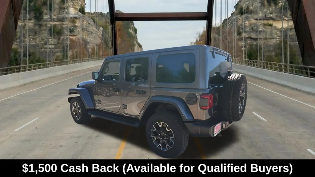 New 2026 Granite Crystal Metallic Clear-Coat Exterior Paint Jeep Sahara image 8