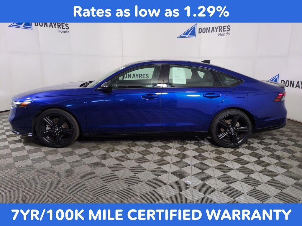 Certified Used 2023 Still Night Pearl Honda Sport-L image 2
