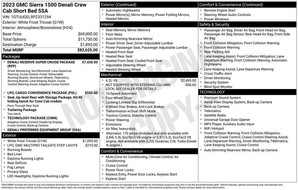 Used 2023 White GMC Denali image 27