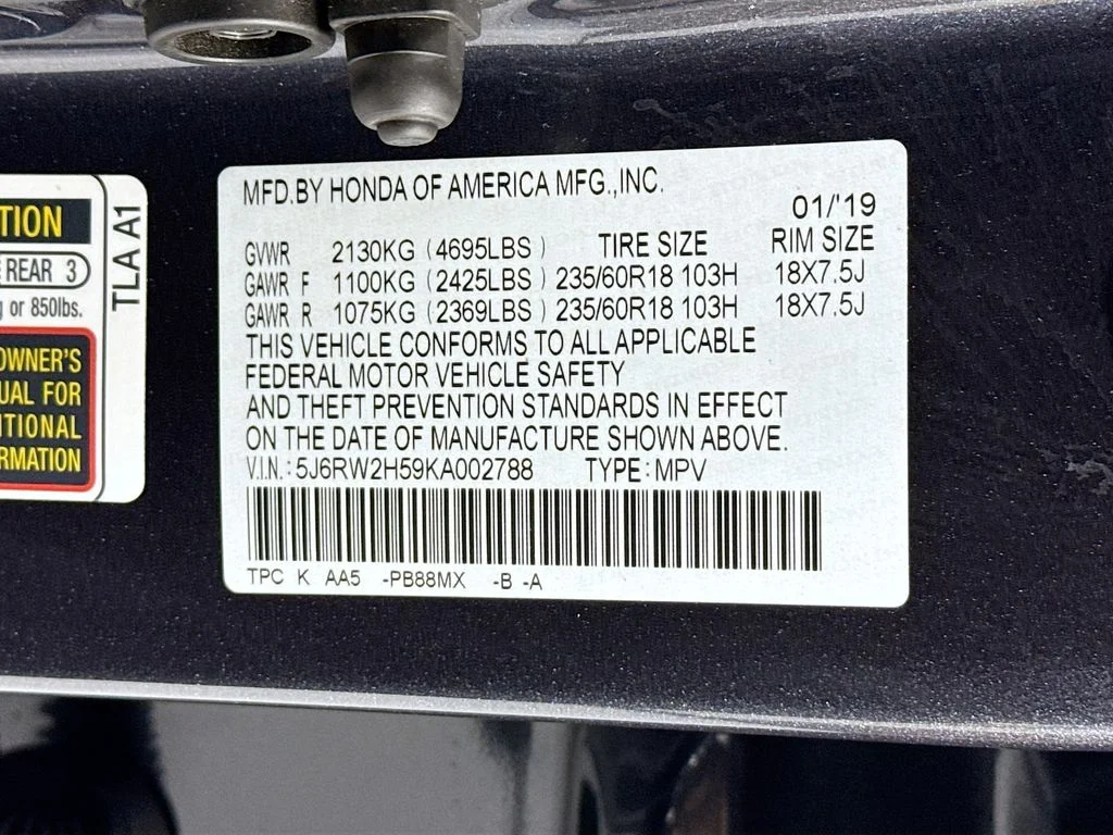 Used 2019 Gray Honda EX image 35