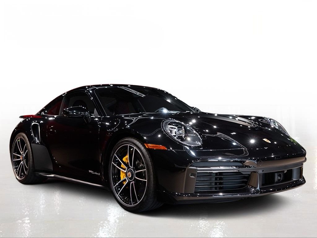 Used 2021 Jet Black Metallic Porsche Turbo S image 8
