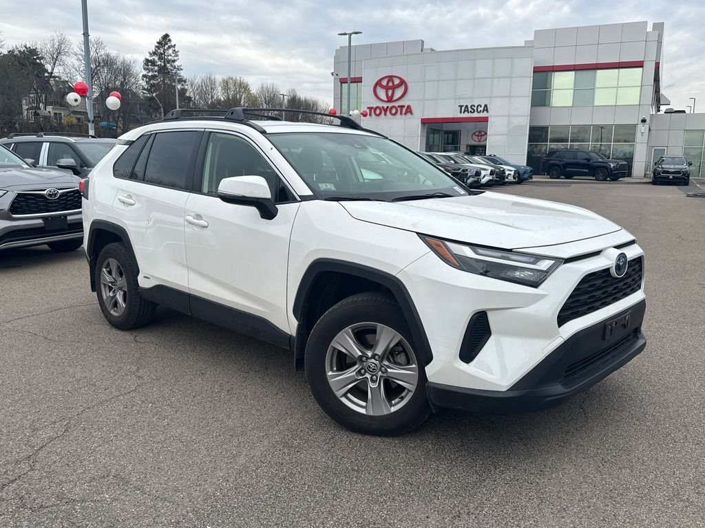 White 2024 Toyota RAV4 Hybrid LE AWD SUV / Crossover All-Wheel Drive